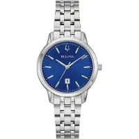 Bulova Dameur 96M166 Classic Blå/Stål Ø31 mm