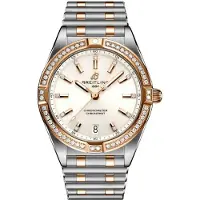 Breitling Dameur U77310591A1U1 Chronomat 32 Hvid/18 karat rosa guld