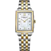 Raymond Weil Dameur 5925-STP-00995 Toccata Hvid/Gul guldtonet stål