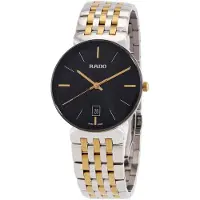 Rado R48912153 Florence Sort/Gul guldtonet stål Ø38 mm