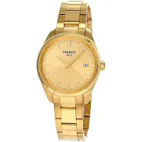 Tissot Dameur T150.210.33.021.00 Pr 100 Guld/Gul guldtonet stål Ø34