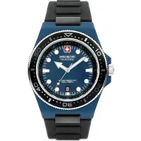 Swiss Military Hanowa Herreur SMWGN0001184 Pioneer Blå/Gummi Ø45 mm