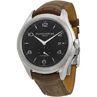 Baume & Mercier Herreur MOA10053 CLIFTON Sort/Læder Ø41 mm