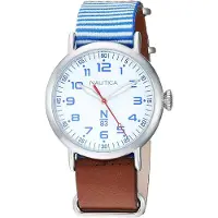 Nautica NAPWLS904 N83 Hvid/Læder Ø40 mm