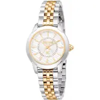Just cavalli Dameur JC1L333M0055 Allegra Hvid/Gul guldtonet stål