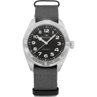 Hamilton Herreur H70315930 Khaki Field Expedition Auto Sort/Tekstil