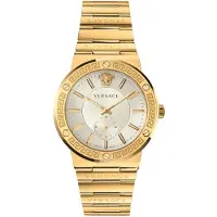 Versace Herreur VEVI00520 Greca Logo Sølvfarvet/Gul guldtonet stål