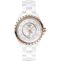 Chanel Dameur H4359 J12 Hvid/Keramik Ø36.5 mm