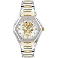 Philipp Plein Dameur PWADA0424 The Skull Sølvfarvet/Gul guldtonet