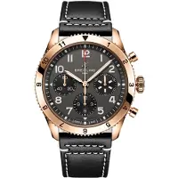 Breitling Herreur R233801A1B1X1 Classic Avi Grå/Læder Ø42 mm