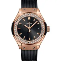 Hublot Dameur 591.OX.1480.RX.1204 Classic Fusion Sort/Gummi Ø29 mm