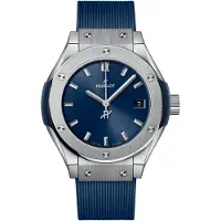 Hublot Dameur 591.NX.7170.RX Classic Fusion Blå/Gummi Ø29 mm