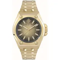 Philipp Plein Herreur PWPMA0324 Plein Extreme Grå/Gul guldtonet