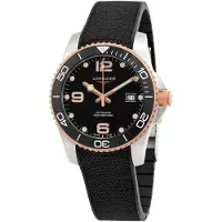 Longines Herreur L3.781.3.58.9 HydroConquest Sort/Gummi Ø41 mm