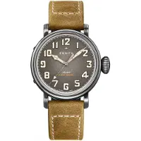 Zenith Herreur 11.1940.679-91.C807 Pilot Grå/Gummi Ø40 mm