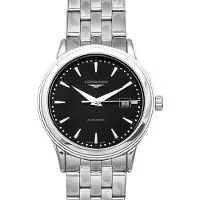 Longines Herreur L4.984.4.59.6 Flagship Sort/Stål Ø40 mm