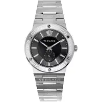 Versace Herreur VEVI00720 Greca Sort/Stål Ø41 mm