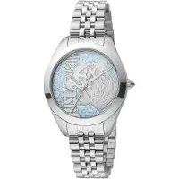 Just cavalli Dameur JC1L210M0135 Animalier Blå/Stål Ø32 mm