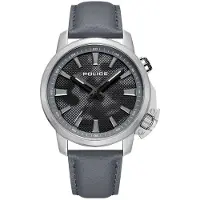 Police Herreur PEWJD2202702 Grå/Læder Ø44 mm