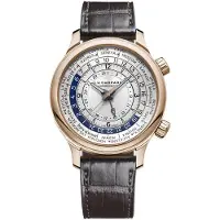 Chopard Herreur 161942-5001 L.U.C Sølvfarvet/Læder Ø42 mm