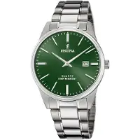 Festina Herreur F20511-5 Classic Grøn/Stål Ø39.3 mm