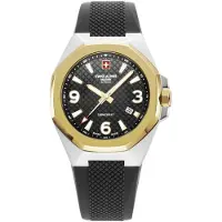 Swiss Alpine Military Herreur 7005.1847 Typhoon Sort/Gummi Ø42 mm