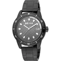 Just cavalli Herreur JC1G179M0085 Classic Sort/Stål Ø42 mm