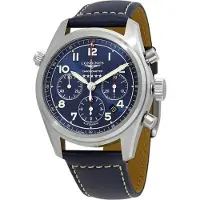 Longines Herreur L3.820.4.93.0 Spirit Blå/Læder Ø42 mm