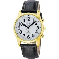 Master Time Herreur MTGA-10940-12L Talking Hvid/Læder Ø43 mm