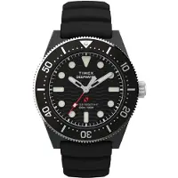 Timex Herreur TW2Y02200 Deepwater Sort/Gummi Ø43 mm