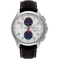 Baume & Mercier Herreur M0A10342 Clifton Hvid/Læder Ø44 mm