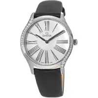 Omega Dameur 428.17.36.60.05.001 De Ville Tresor Hvid/Satin Ø36 mm