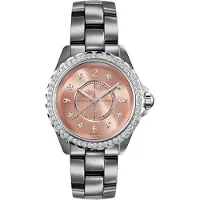 Chanel Dameur H2564 J12 Guldfarvet/Keramik Ø38 mm