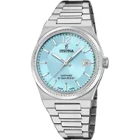 Festina Dameur F20035-7 Swiss Made Blå/Stål Ø35 mm