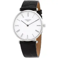 Longines Dameur L4.866.4.11.2 La Grande Classique De Hvid/Læder Ø38