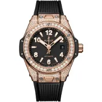 Hublot Dameur 485.OX.1180.RX.1604 Big Bang 33Mm Sort/Gummi Ø33 mm