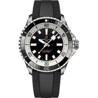 Breitling Herreur A17378211B1S1 Superocean Automatic 46 Sort/Gummi