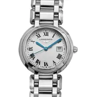 Longines Dameur L8.122.4.71.6 Primaluna Sølvfarvet/Stål Ø30 mm