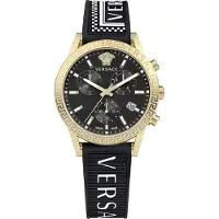 Versace Dameur VEKB00422 Sport Tech Sort/Plast Ø40 mm