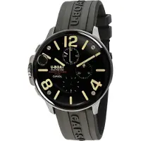 U-BOAT Herreur 8111/D Capsoil Sort/Gummi Ø45 mm