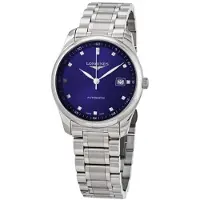 Longines Herreur L2.893.4.97.6 Master Blå/Stål Ø42 mm