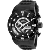 Invicta Herreur 24228 S1 Sort/Stål Ø51 mm