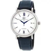 IWC Herreur IW356527 Portofino Hvid/Læder Ø40 mm