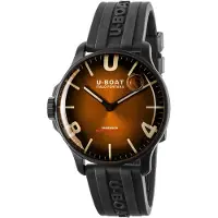 U-BOAT Herreur 8699/B Darkmoon Brun/Gummi Ø44 mm
