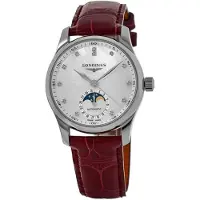 Longines Dameur L2.409.4.87.2 Master Hvid/Læder Ø34 mm