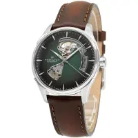 Hamilton Herreur H32675560 Jazzmaster Grøn/Læder Ø40 mm