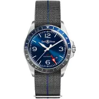 Bell & ross Herreur BRV293-BLU-ST/SF Vintage Blå/Tekstil Ø41 mm