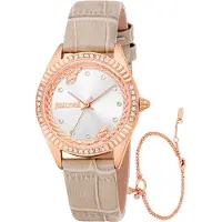 Just cavalli Dameur JC1L361L0035 Vittoria Glam Sølvfarvet/Læder