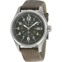 Hamilton Herreur H32705521 Sølvfarvet/Læder Ø42 mm