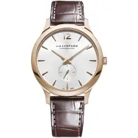 Chopard Herreur 161948-5001 L.U.C Sølvfarvet/Læder Ø40 mm